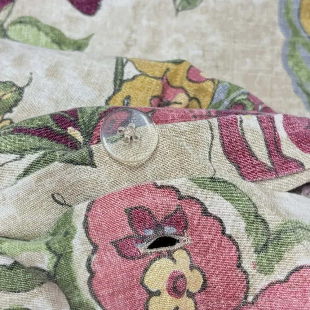 Pottery Barn Palampore Duvet Cover Set 2 Pillowcase Floral Full Queen Shaby Chic